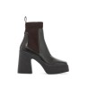 skyla sock ankle boots with heel