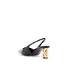 g cube patent leather slingback décol