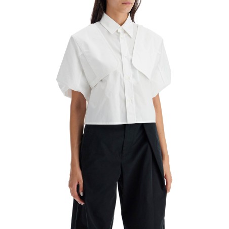 boxy shirt with wide sleeves