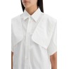 boxy shirt with wide sleeves