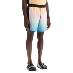 pastel gradient football bermuda shorts