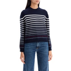 "striped wool billie pullover