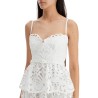 lace bustier dress with belt