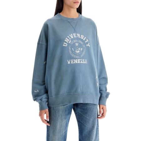 vintage college-style sweatshirt with