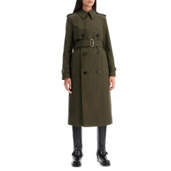 double-breasted trench coat with