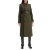 double-breasted trench coat with