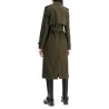 double-breasted trench coat with