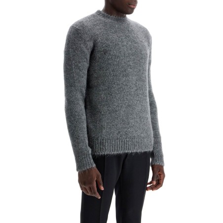 alpaca crew neck sweater