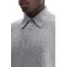 cashmere polo-style pullover