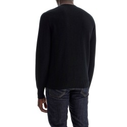 crewneck wool and cashmere pul