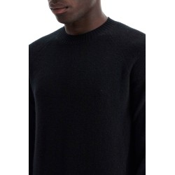 crewneck wool and cashmere pul