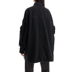 fern maxi cargo overshirt