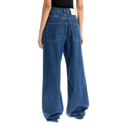 baggy cotton and lyocell jeans