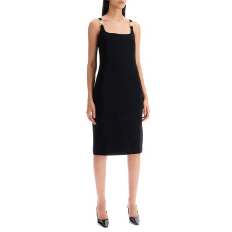 stretch cady sheath dress