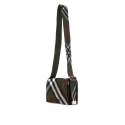 trench check shoulder bag