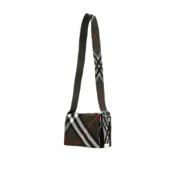 trench check shoulder bag