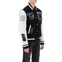 lea varsity bomber jacket