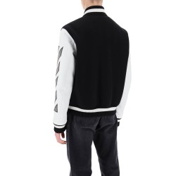 lea varsity bomber jacket