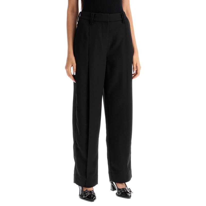 lightweight pants with pleats