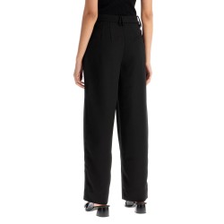 lightweight pants with pleats