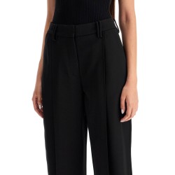 lightweight pants with pleats