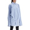 asymmetric oversized shirt