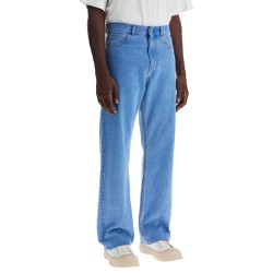 straight leg organic denim jeans