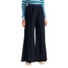 tropical wool palazzo pants for