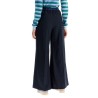 tropical wool palazzo pants for