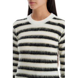 striped crewneck pullover