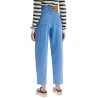 organic denim cropped jeans in