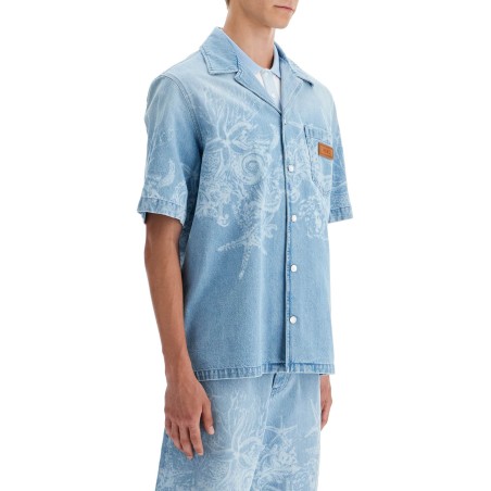 barocco sea denim shirt