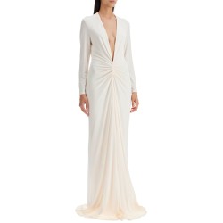 long stretch jersey evening dress