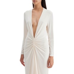 long stretch jersey evening dress