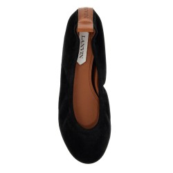 suede ballet flats for