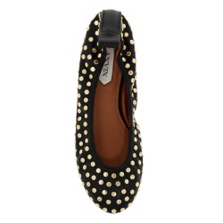 studded ballet flats