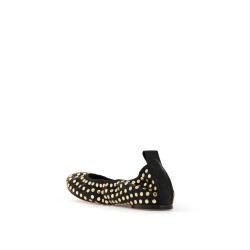 studded ballet flats