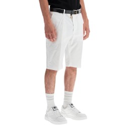 stretch cotton bermuda shorts