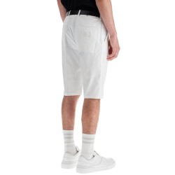 stretch cotton bermuda shorts