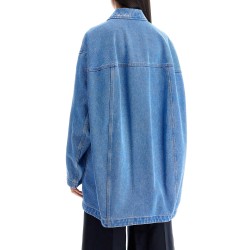 'oversized organic denim jacket