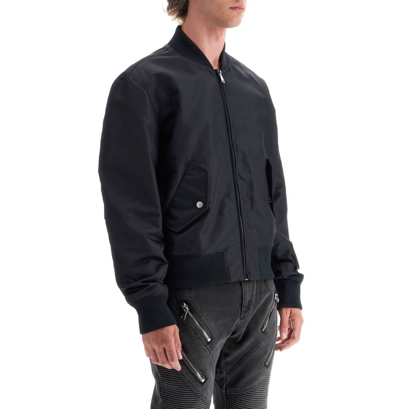 lightweight bomber jacket with embroidery