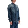 denim stretch shirt for men