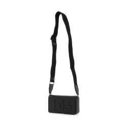 mini leather crossbody bag with shoulder strap.