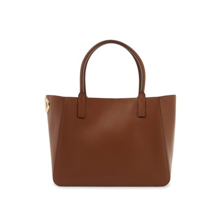 nappa calfskin vlogo side tote bag