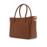 nappa calfskin vlogo side tote bag