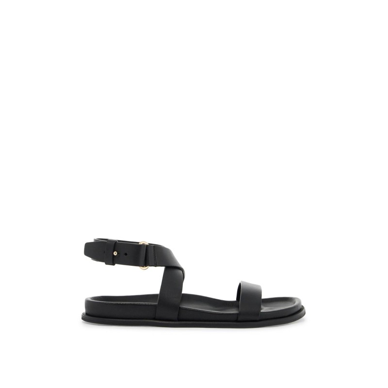 chunky leather sandals for women