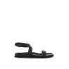 chunky leather sandals for women