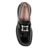 wallaviv patent leather loafers with rh