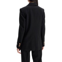 single-breasted wool stretch blazer