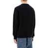 "boke flower wool pullover